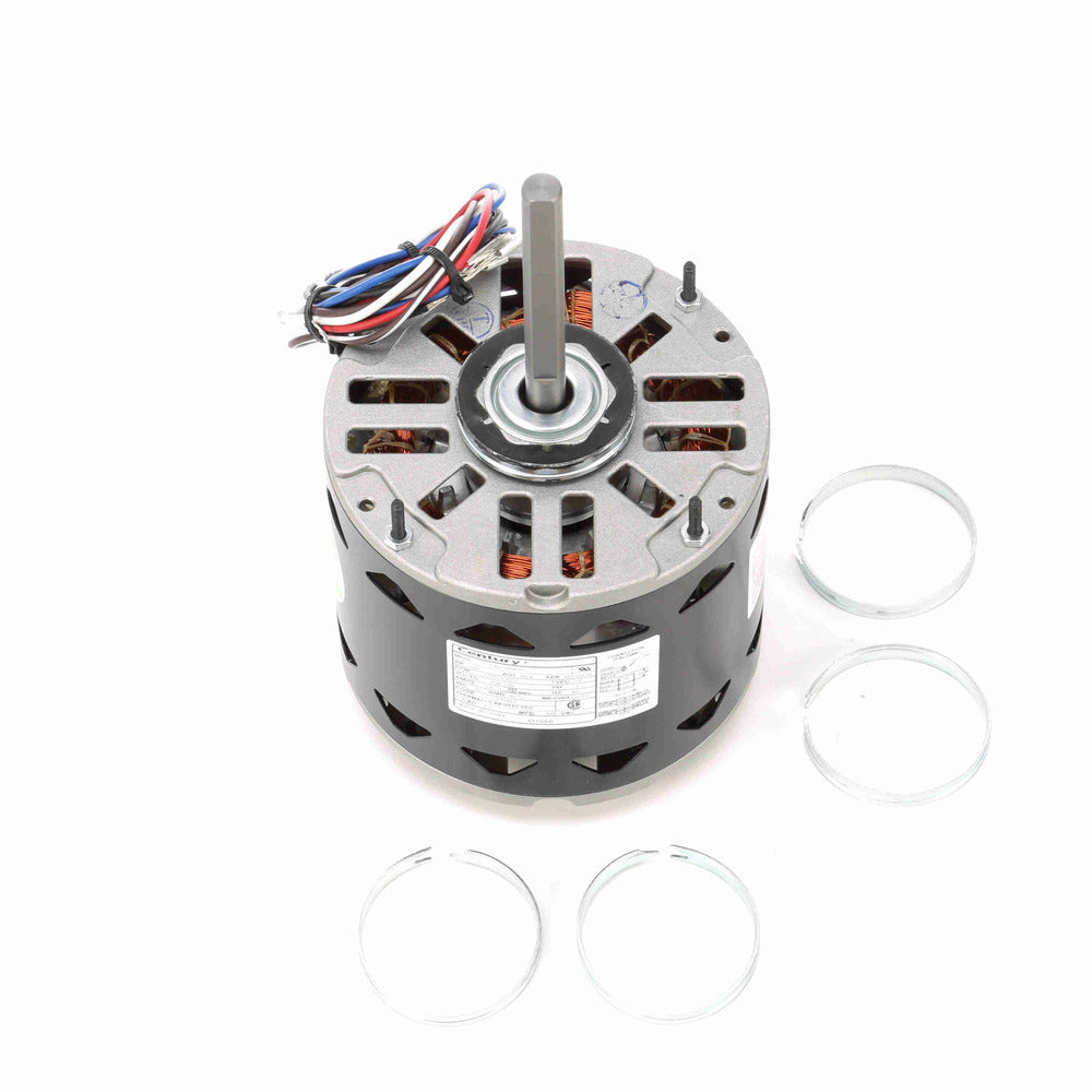 D1056 Century HVACR Motor 0.5 HP 1075 RPM 48 Frame