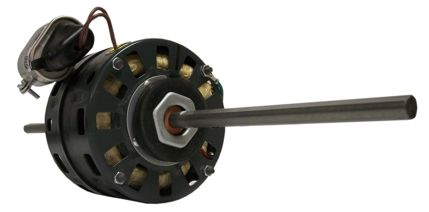 d221 - 1/6 HP | 1550 RPM | 120 V | 1 Ph | 42 Frame | OAO | Dual Shaft | PSC | HVACR Fan Coil/Air Conditioner | Cat D221A