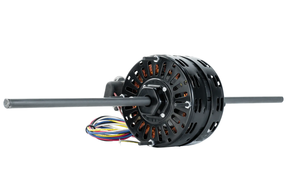 d347p - 1/8 HP | 1550 RPM | 115 V | 1 Ph | 42 Frame | OAO | Dual Shaft | PSC | HVACR Fan Coil/Air Conditioner | Cat D347P | Model D347P