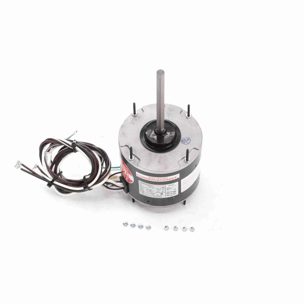 fe1028su - 1/4 HP | 825 RPM | 230 V | 1 Ph | 48 Frame | TEAO | Reversible | PSC | HVACR Condenser Fan | Cat FE1028SU