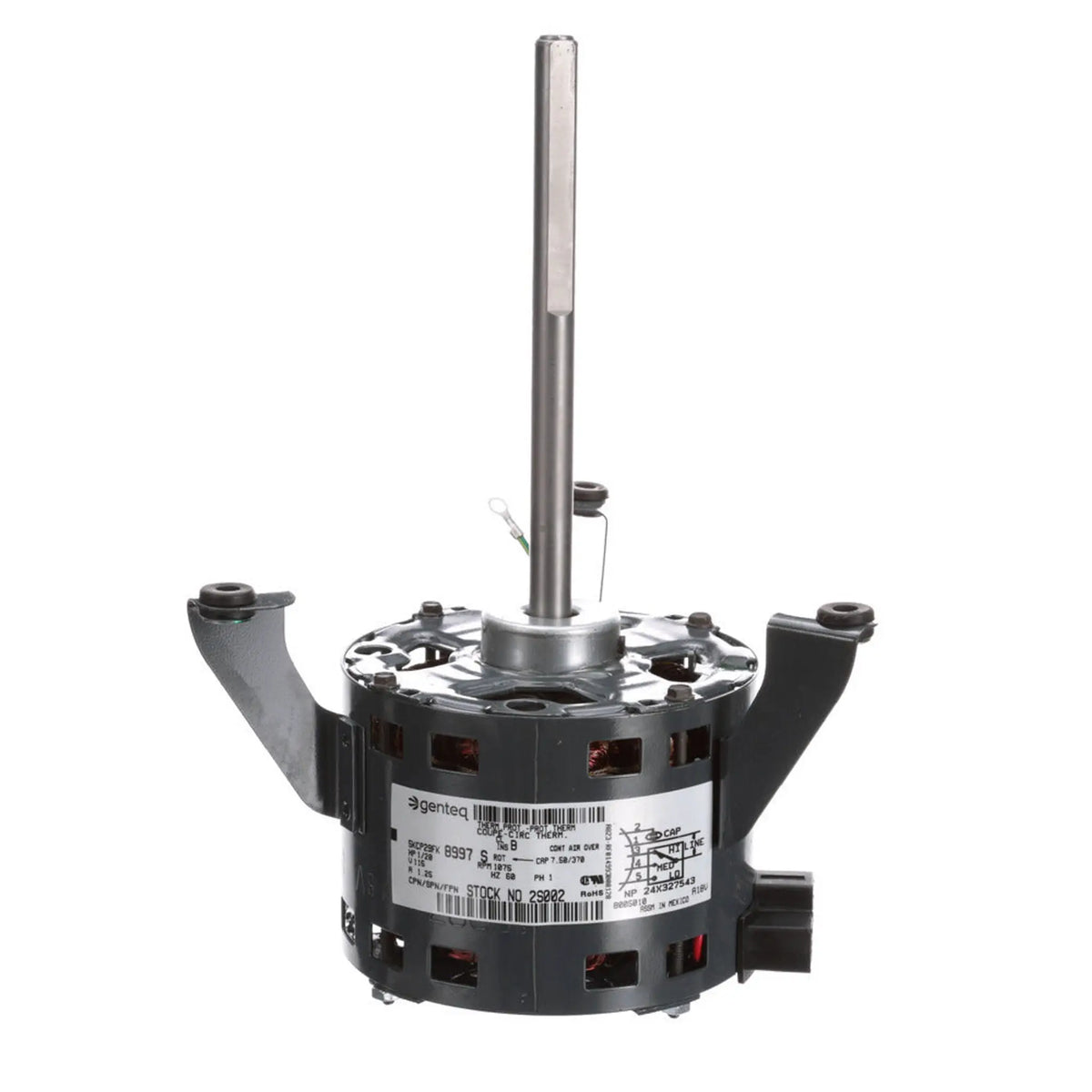 g2s002 - 1/20 HP | 1100 RPM | 115 V | 1 Ph | 42 Frame | OAO | CWSE | PSC | HVACR OEM Replacement | Cat G2S002 | Model G2S002