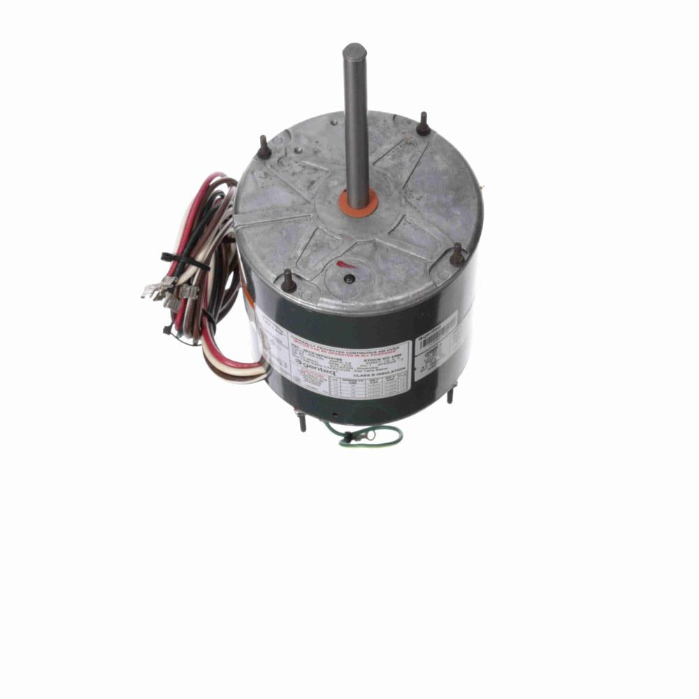 Genteq LIFE-LINE® Condenser Fan Motor, 1/2-1/5 HP, 1 Ph, 60 Hz, 208-230 V, 1075 RPM, 2 Speed, 48 Frame, TEAO - 3468