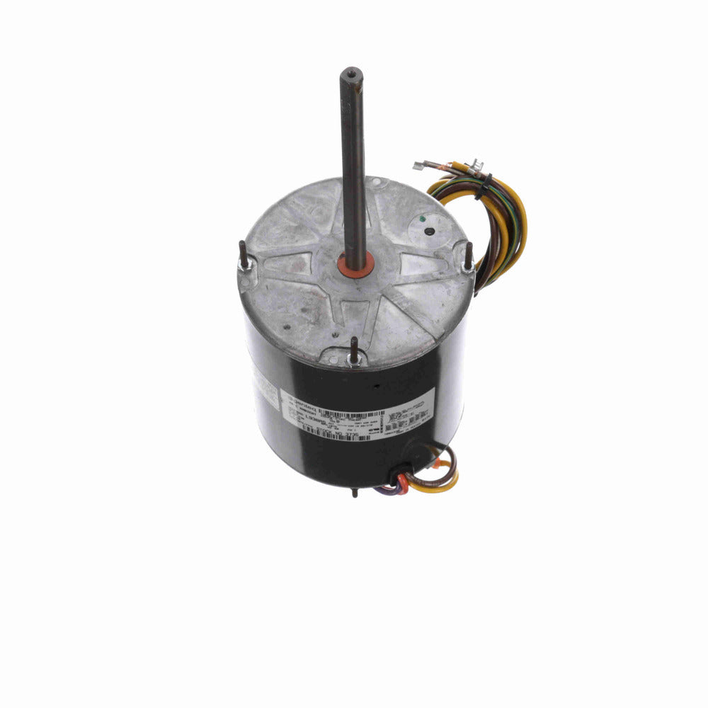 Genteq Condenser Fan Motor, 3/4 HP, 1 Ph, 60 Hz, 208-230 V, 1075 RPM, 1 Speed, 48 Frame, CLOSEDAO - 3735
