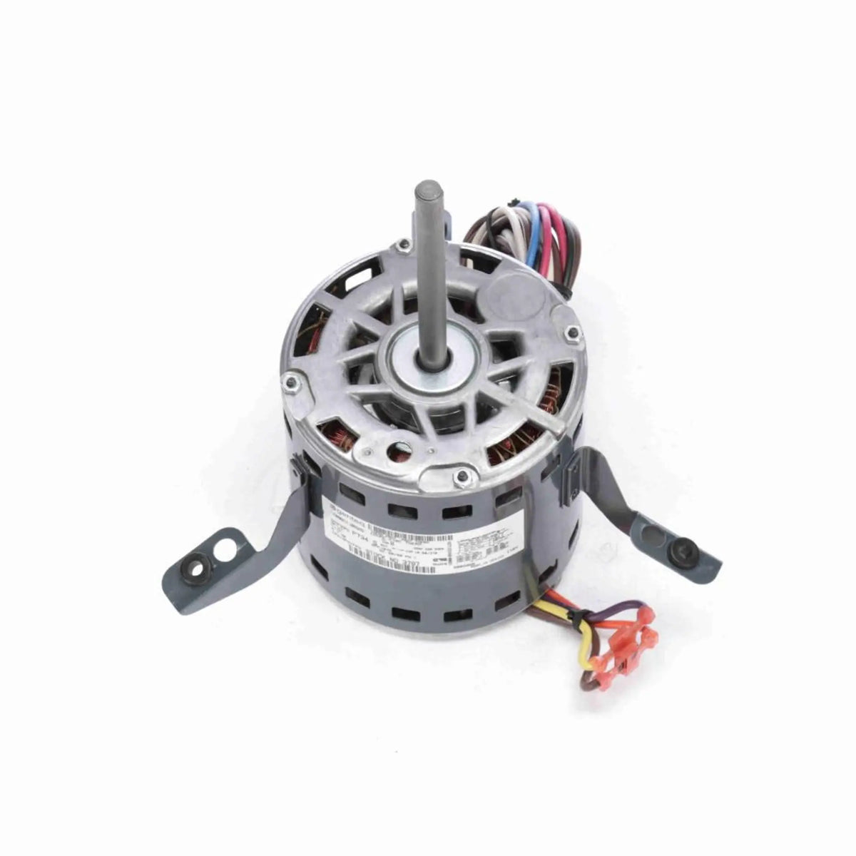 Genteq Fan and Blower Motor, 1/2 HP, 1 Ph, 60 Hz, 115 V, 1075 RPM, 3 Speed, 48 Frame, OAO - 3787