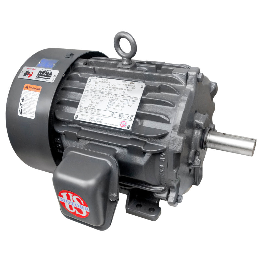 hd10p3g - 10 HP | 1180 RPM | 575 V | 3 Ph | 256T Frame | TEFC | Reversible | Three Phase | GeneralPurpose | Cat HD10P3G | Model GL24