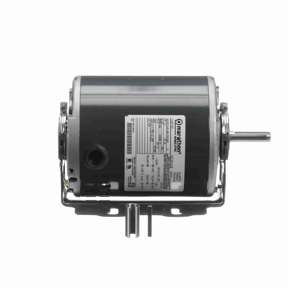 ms126 - 1/4 HP | 1725 RPM | 115 V | 1 Ph | 48Z Frame | ODP | Reversible | Split Phase | General Purpose | Cat S126