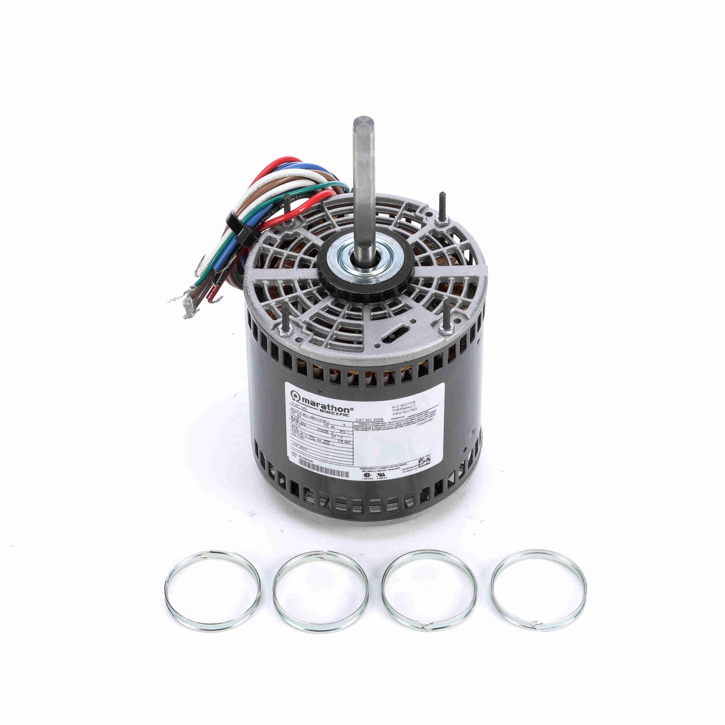 mx009 - 3/4 HP | 1075 RPM | 115 V | 1 Ph | 48Z Frame | OAO | Reversible | PSC | HVACR Direct Drive Blower | Cat X009