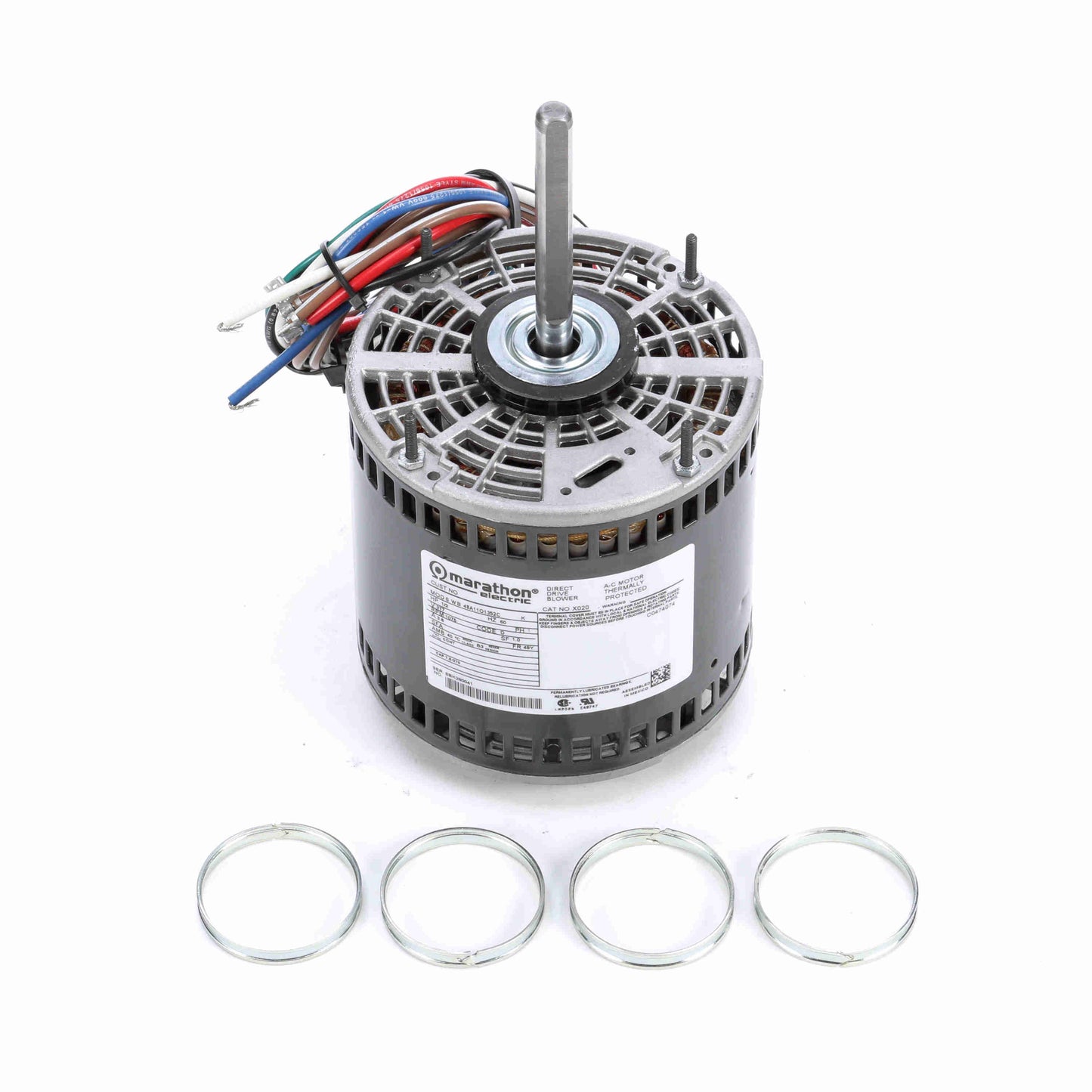 mx020 - 1/2 HP | 1075 RPM | 277 V | 1 Ph | 48Y Frame | OAO | Reversible | PSC | HVACR Direct Drive Blower | Cat X020