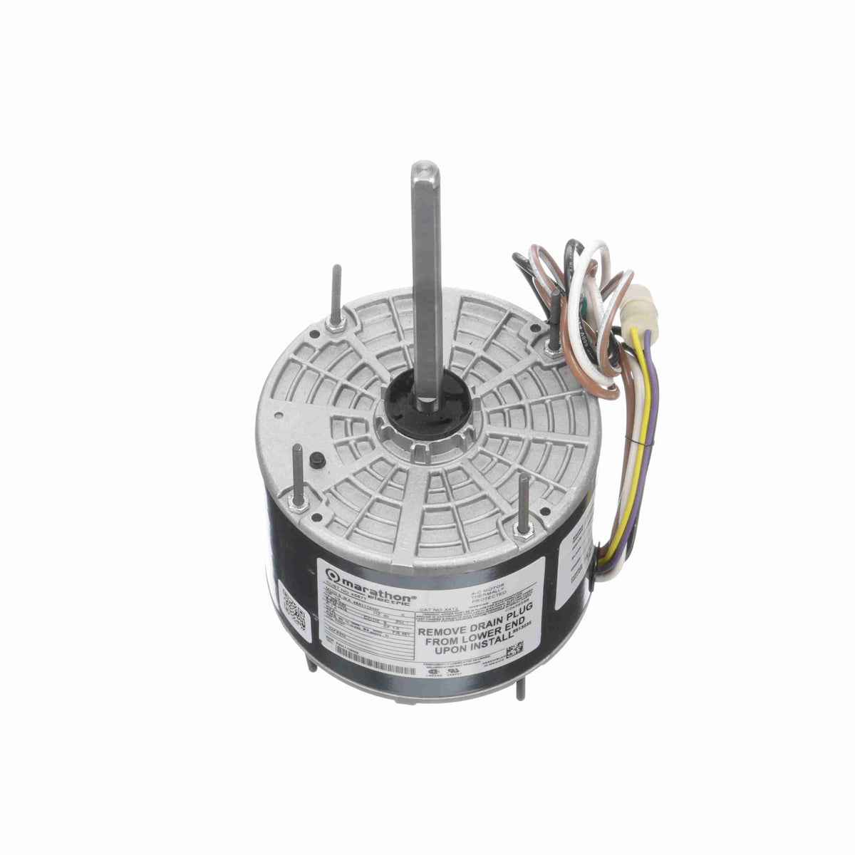 X412 Marathon Condenser Fan Motor - 1/4 HP - 1075 RPM - 208-230 V - TEAO