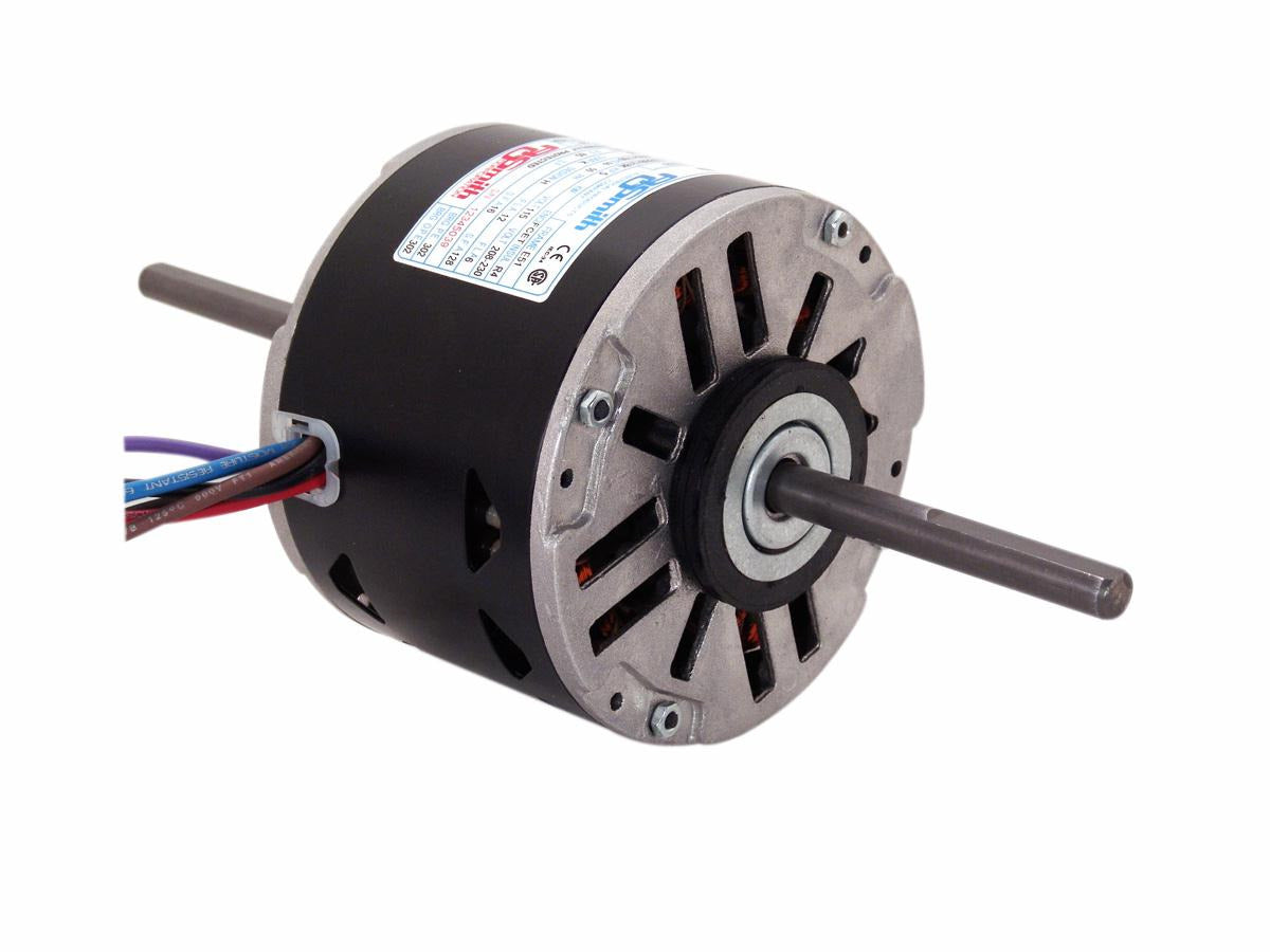 ral10156 - 1/15 HP | 1075 RPM | 115 V | 1 Ph | 48Y Frame | Semi Enclosed | Dual Shaft | PSC | HVACR Fan Coil/Air Conditioner | Cat RAL10156