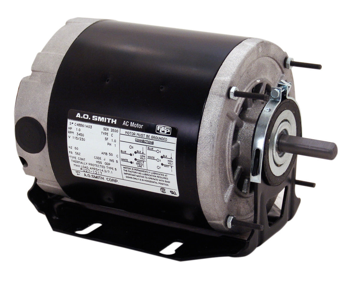 rb2034 - 1/3 HP | 1725 RPM | 115 V | 1 Ph | 48 Frame | ODP | Reversible | Split Phase | HVACR Fan And Blower | Cat RB2034