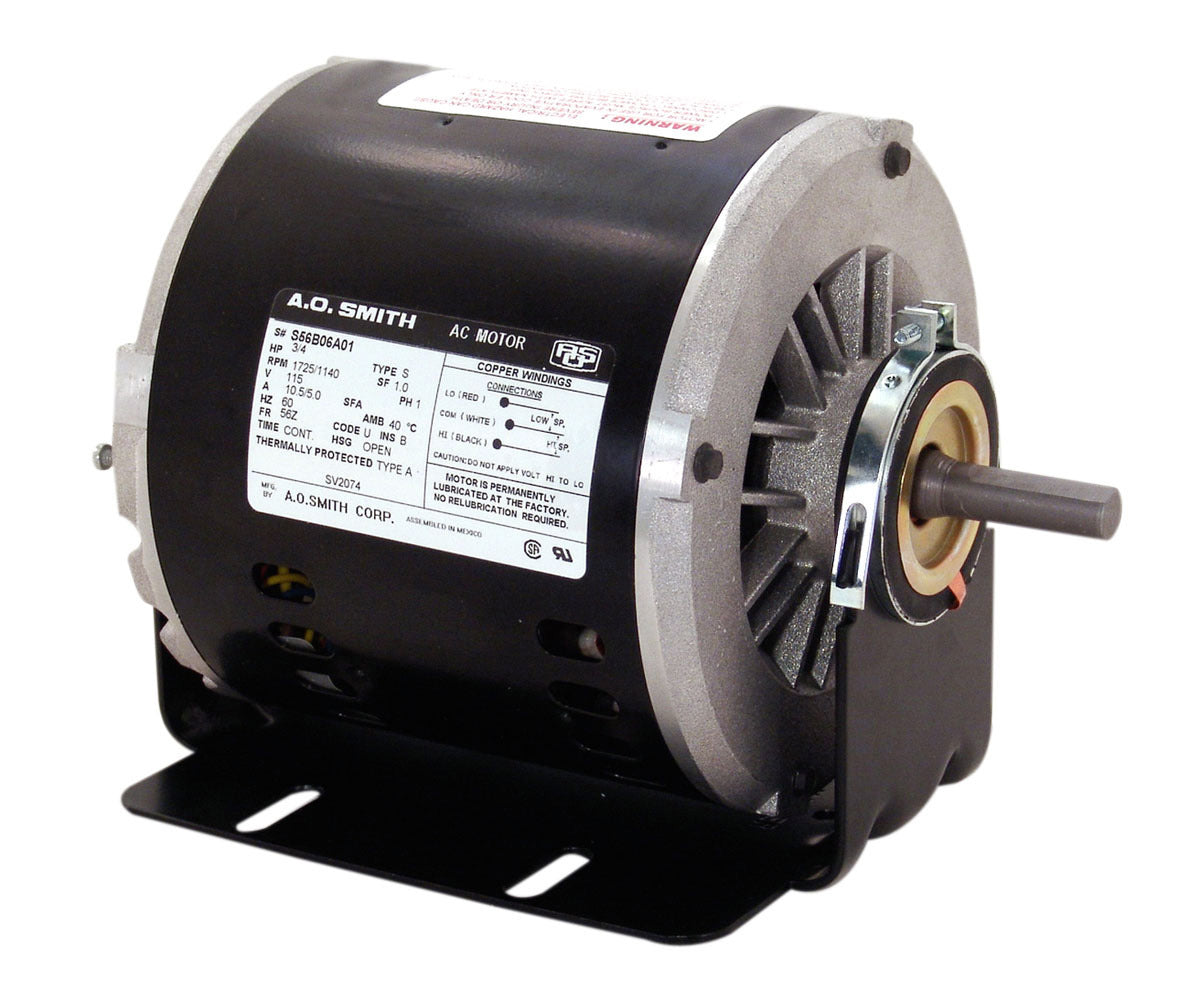 svb2054 - 1/2 HP | 1725 RPM | 115 V | 1 Ph | 56Z Frame | ODP | CCWSE | Split Phase | HVACR Evaporative Cooler | Cat SVB2054V1