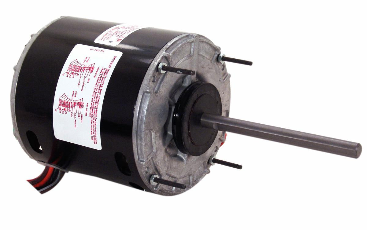 u435 - 1/2 HP | 1075 RPM | 460 V | 1 Ph | 48 Frame | Semi Enclosed | Reversible | PSC | HVACR OEM Replacement | Cat 435A