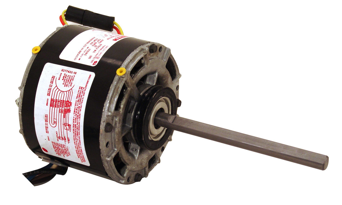 u595 - 1/8 HP | 1075 RPM | 277 V | 1 Ph | 42 Frame | OAO | Reversible | PSC | HVACR Fan Coil/Air Conditioner | Cat 595A