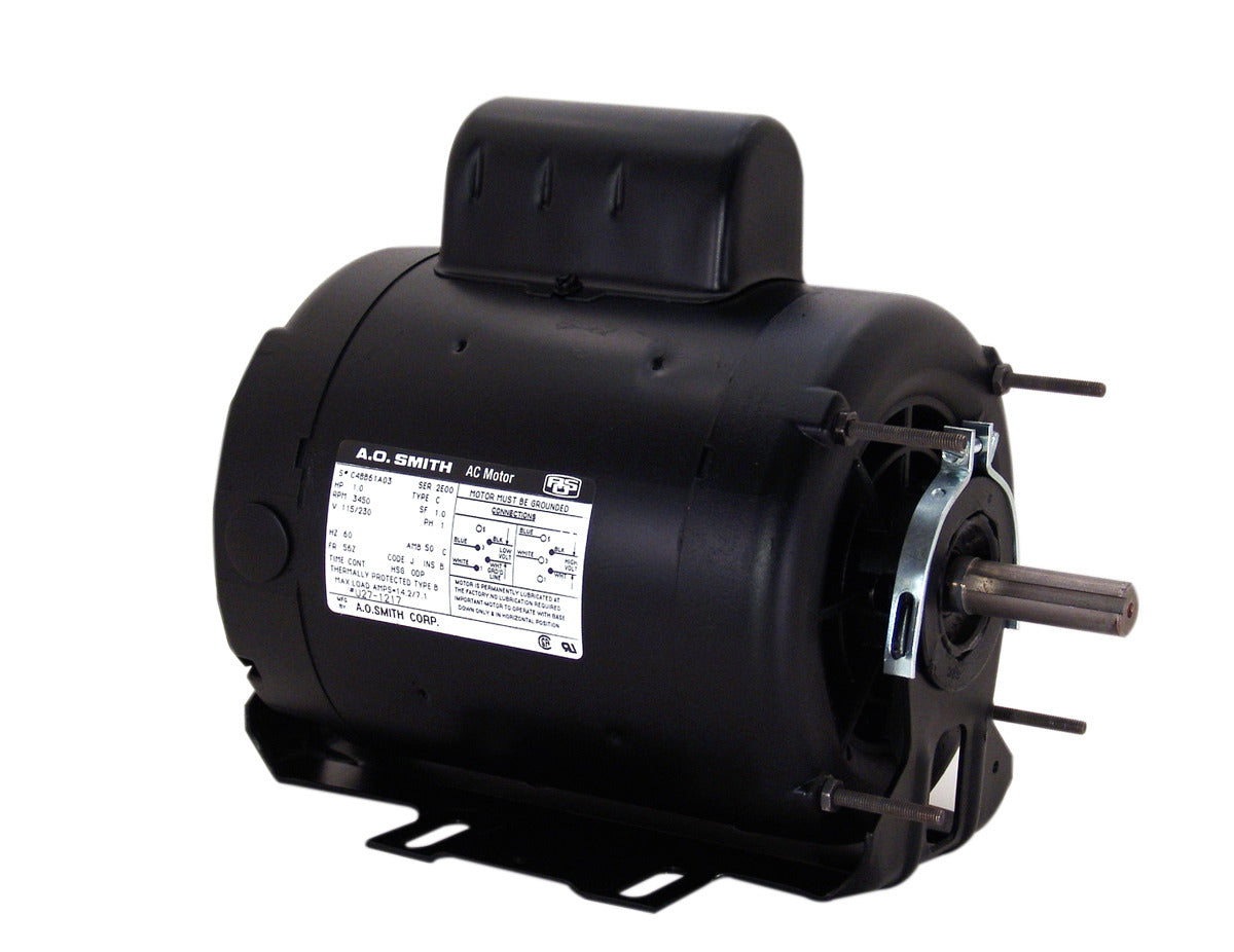 C060 Century HVACR Motor 0.75 HP 1075 RPM 56 Frame