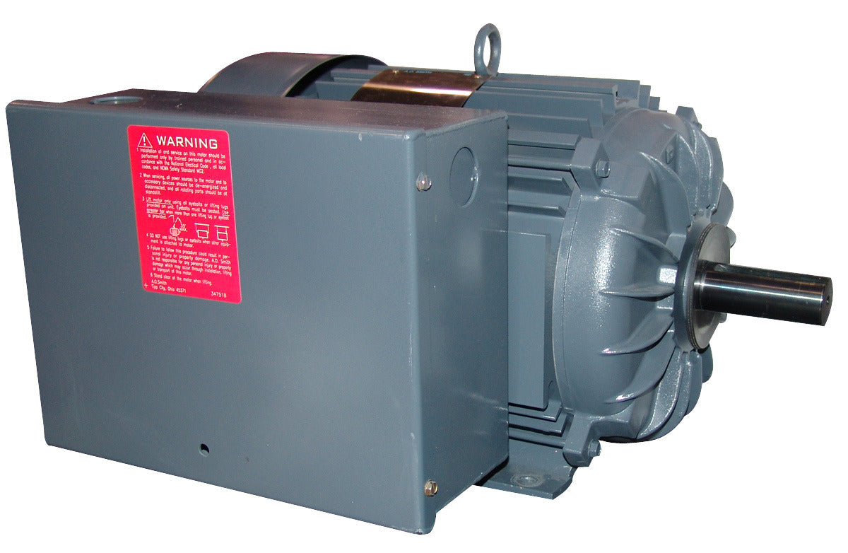 uk301 - 7-1/2 HP | 1740 RPM | 230 V | 1 Ph | 215TZ Frame | TEFC | Reversible | Capacitor Start Capacitor Run | Farm Duty Agricultural Fan | Cat K301M2
