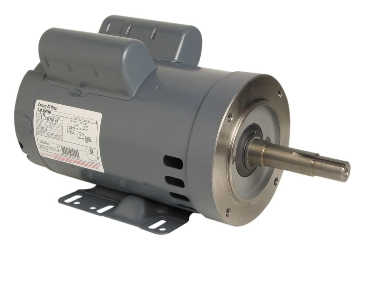 P123 Century Pump Motor 1.5 HP 1725 RPM 145JM Frame
