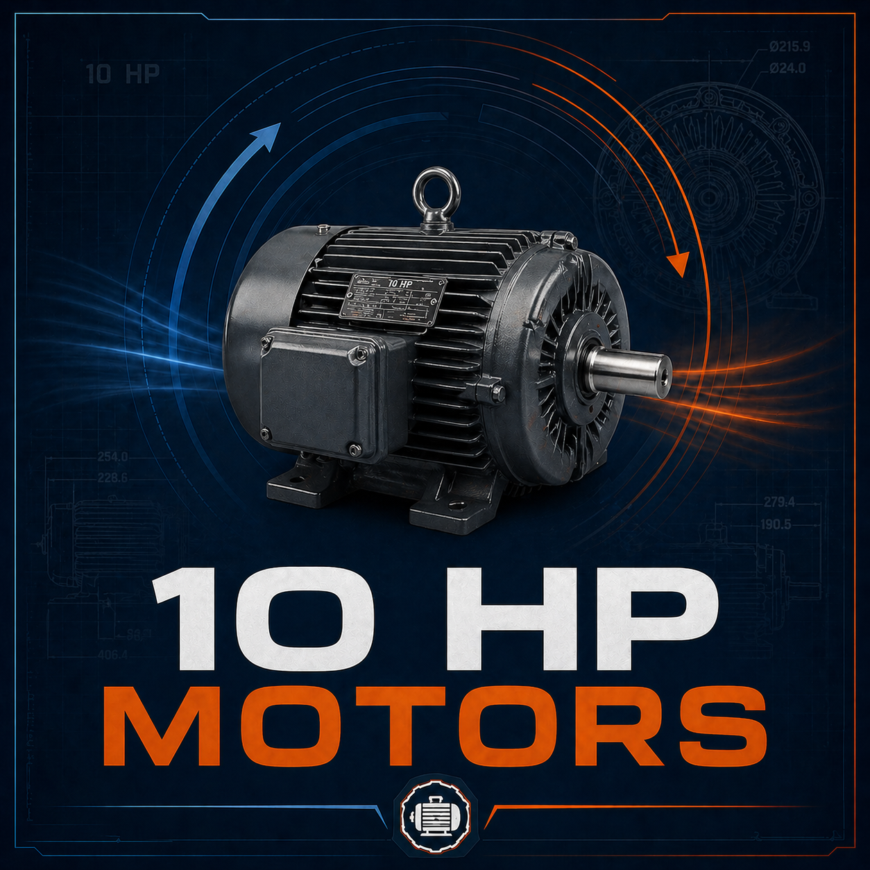 10 HP Motors
