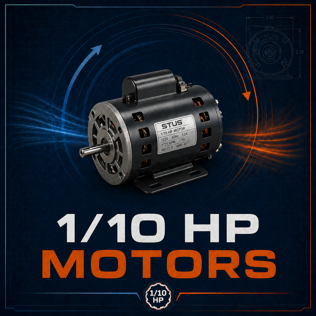 1/10 HP Motors
