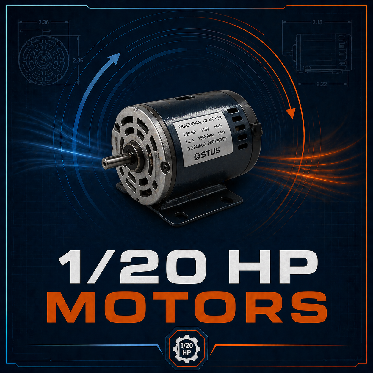1/20 HP Motors