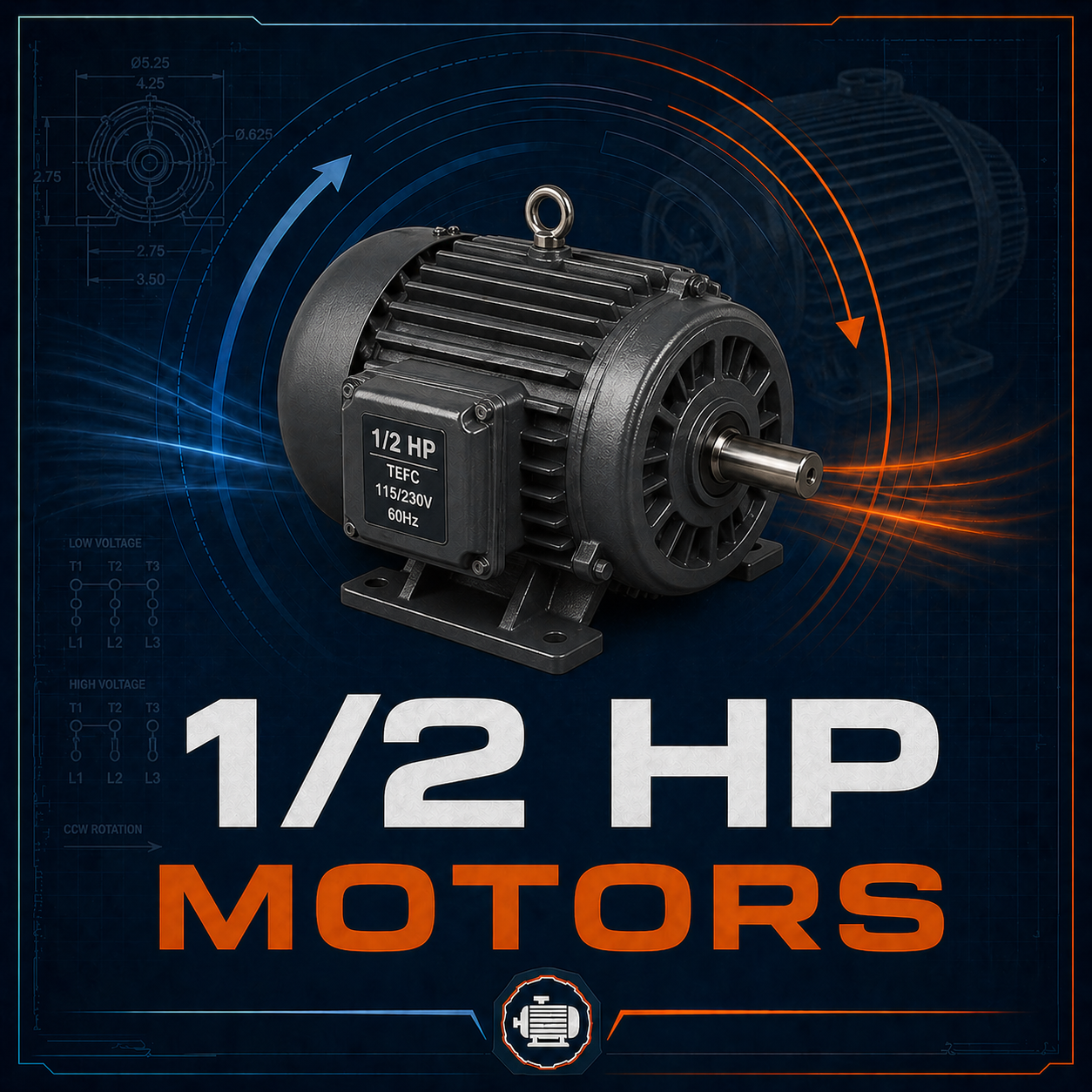 1/2 HP Motors