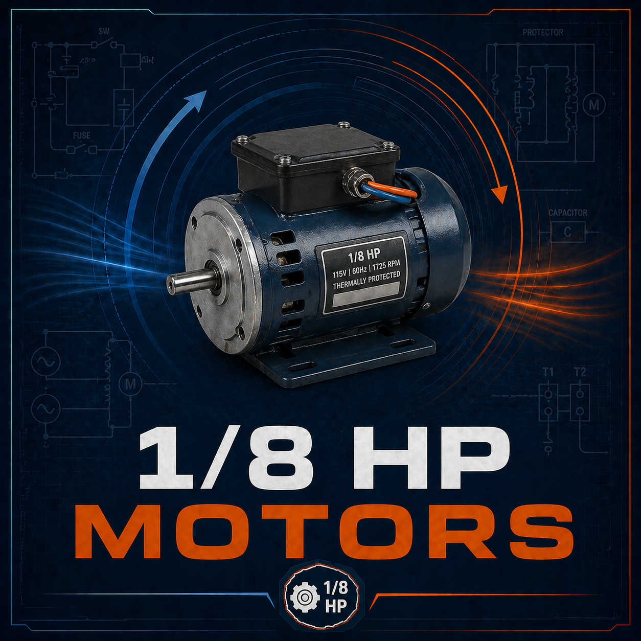 1/8 HP Motors
