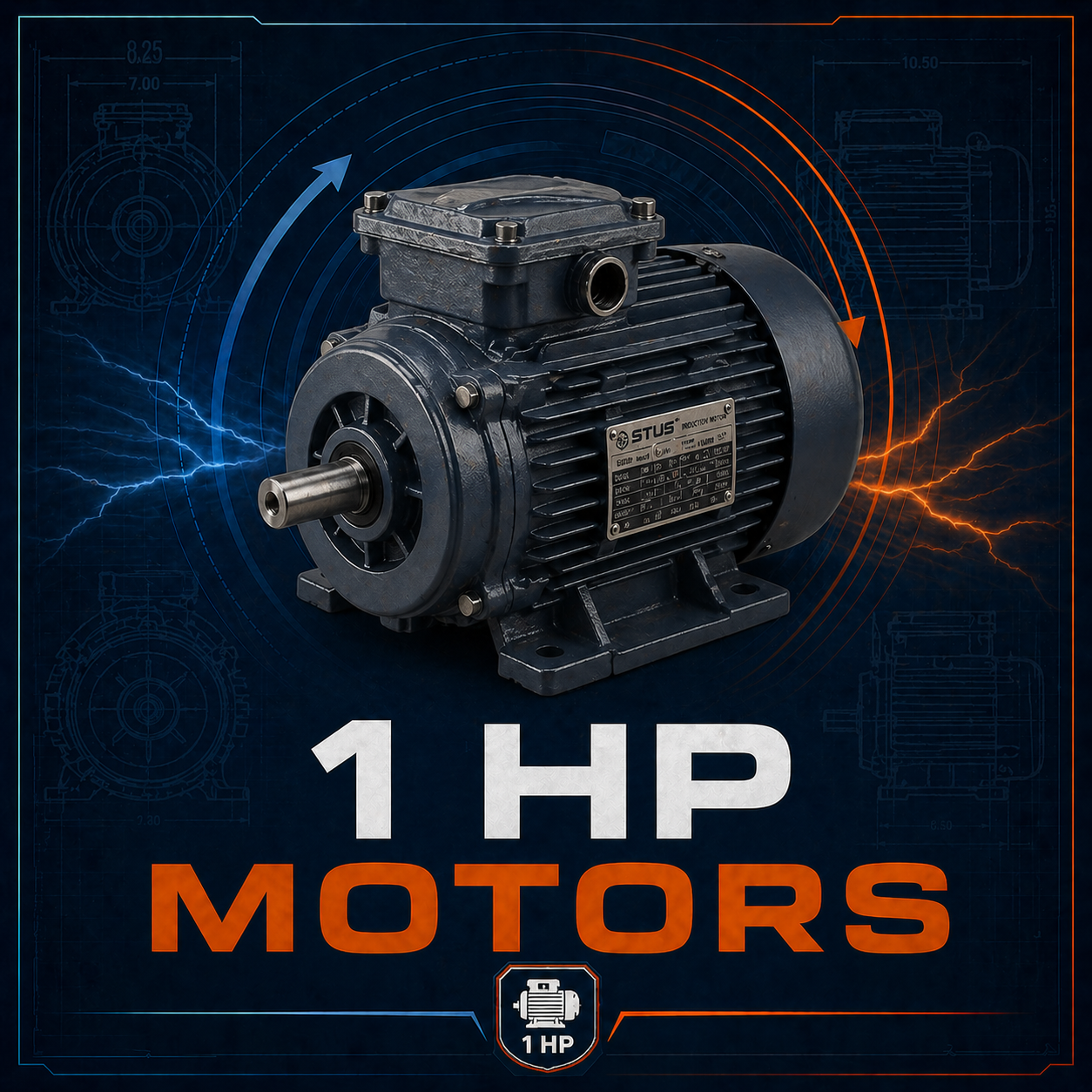 1 HP Motors