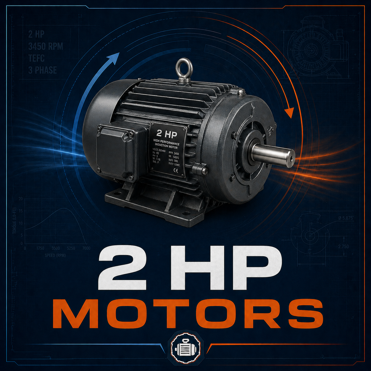 2 HP Motors