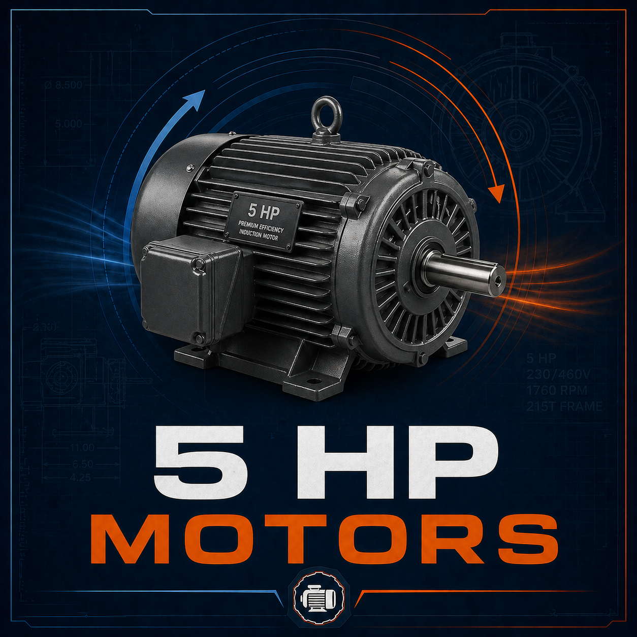 5 HP Motors