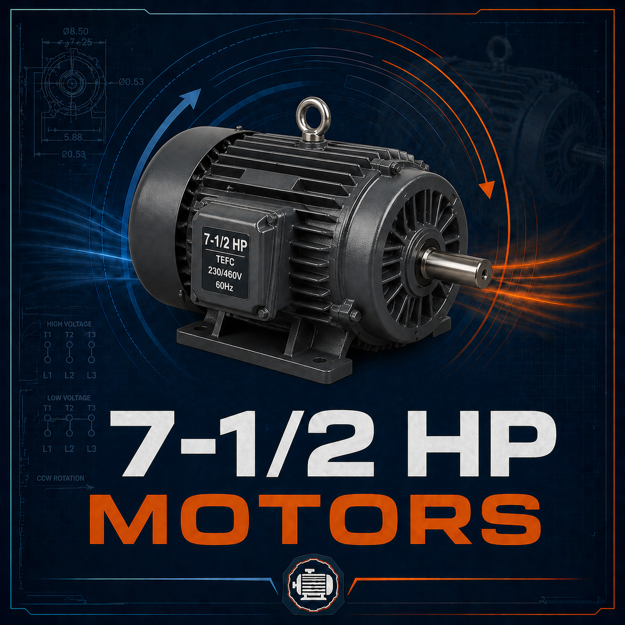 7-1/2 HP Motors