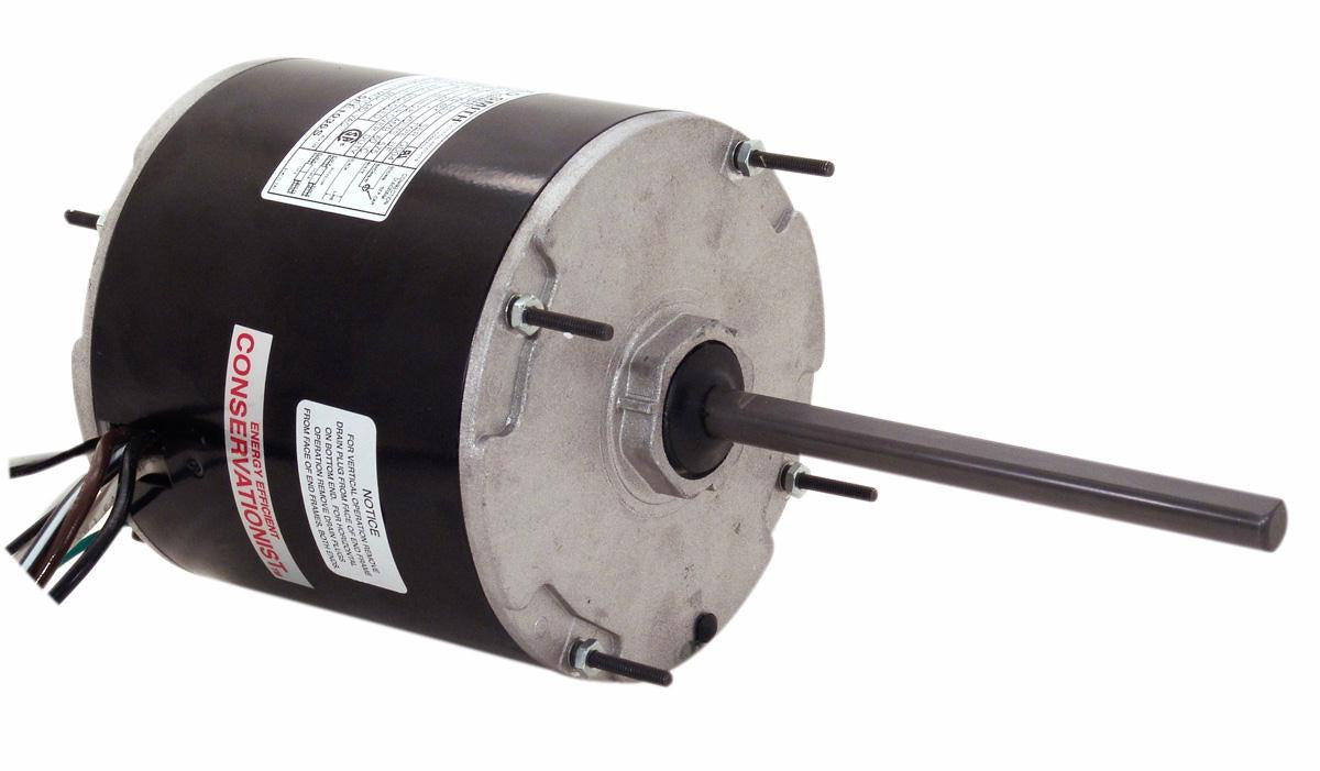 5fe1076s - 3/4 HP | 1075 RPM | 575 V | 1 Ph | 48 Frame | TEAO | Reversible | PSC | HVACR Condenser Fan | Cat 5FE1076SV1