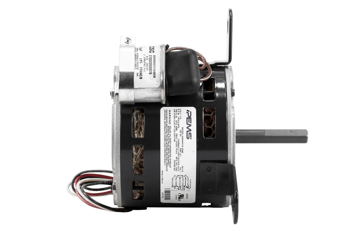 63748 - 1/6 HP | 1550 RPM | 115 V | 1 Ph | 42 Frame | OAO | CWSE | PSC | HVACR OEM Replacement | Cat 63748 | Model 63748
