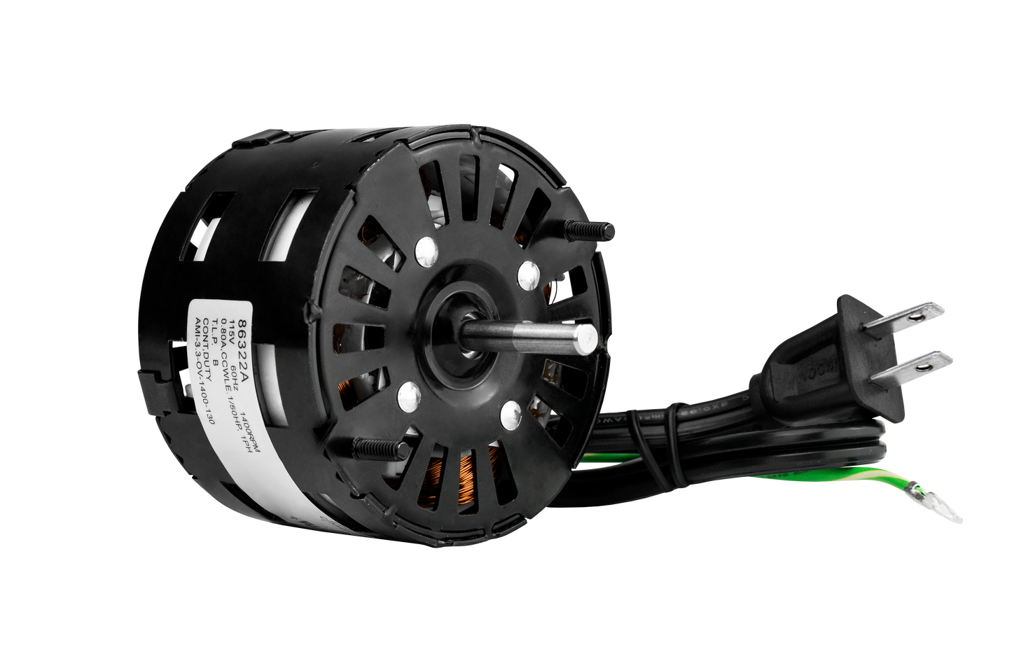 1/12 HP | 1400 RPM | 115 V | 1 Ph | 3.3 in Dia | OAO | CWSE | Shaded Pole | HVACR OEM Replacement