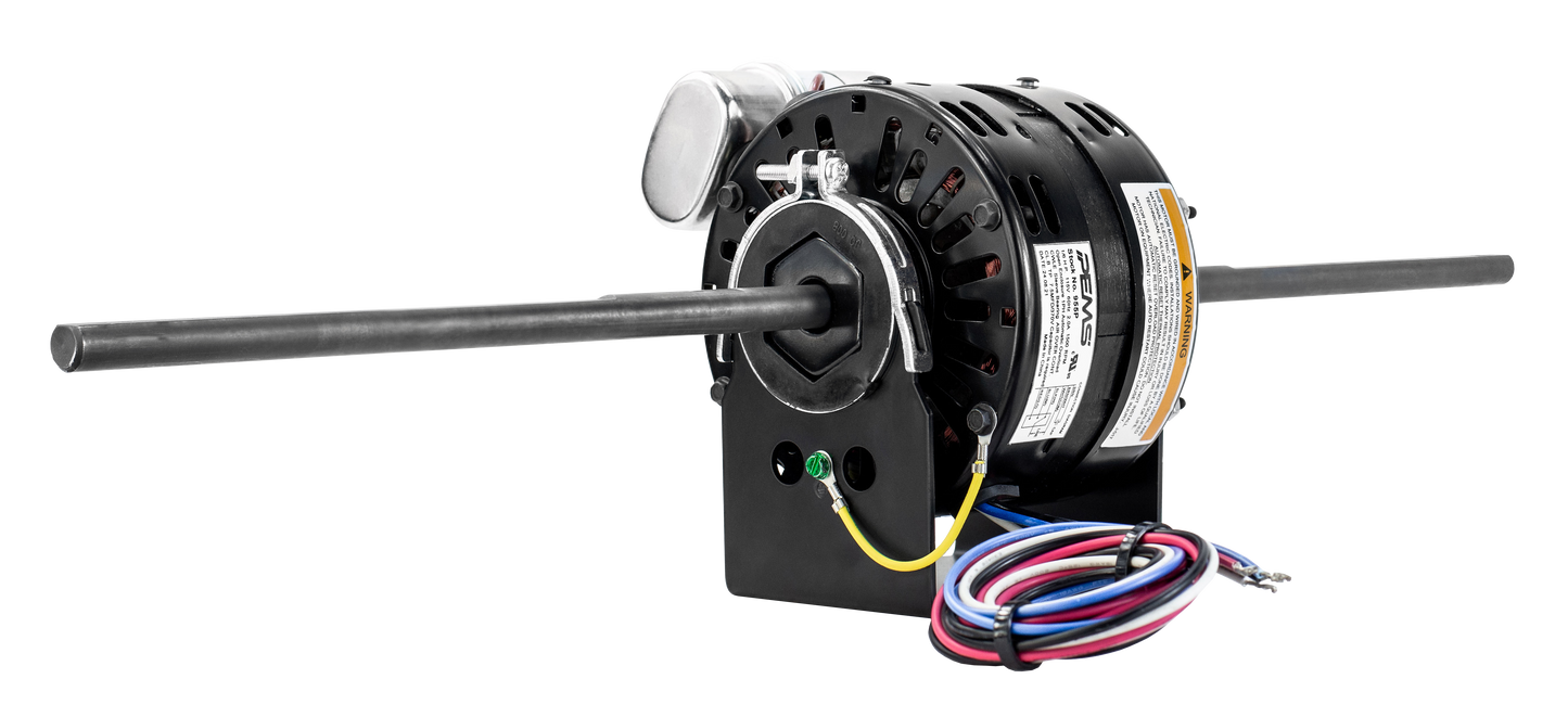 1/6 HP | 1500 RPM | 115 V | 1 Ph | 42 Frame | OAO | DS | PSC | HVACR OEM Replacement
