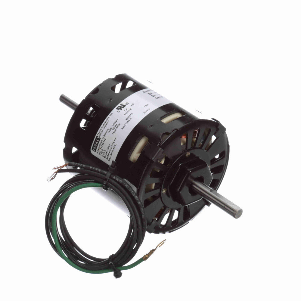d002 - 1/15 HP | 1550 RPM | 115 V | 1 Ph | 3.3 in Dia | OAO | CWLE | Shaded Pole | HVACR OEM Replacement | Cat D002