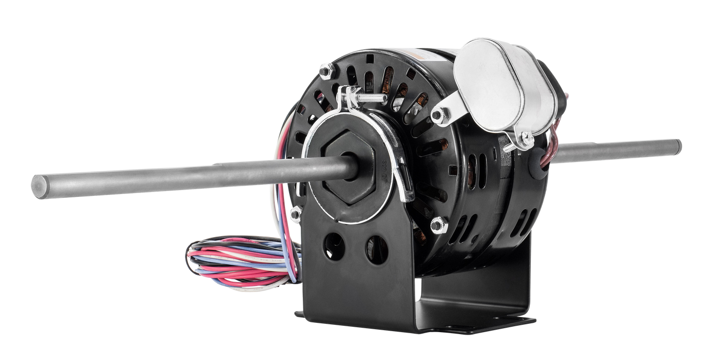 d1055p - 1/12 HP | 1375 RPM | 115 V | 1 Ph | 42 Frame | OAO | Dual Shaft | PSC | HVACR OEM Replacement | Cat D1055P | Model D1055P