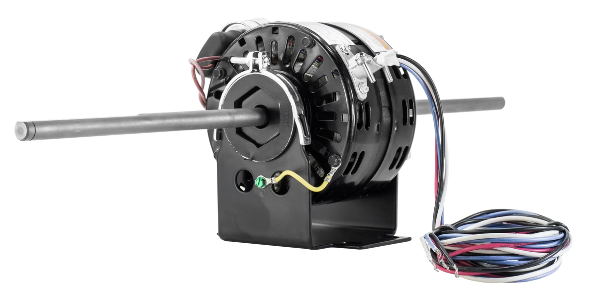 d1055p - 1/12 HP | 1375 RPM | 115 V | 1 Ph | 42 Frame | OAO | Dual Shaft | PSC | HVACR OEM Replacement | Cat D1055P | Model D1055P