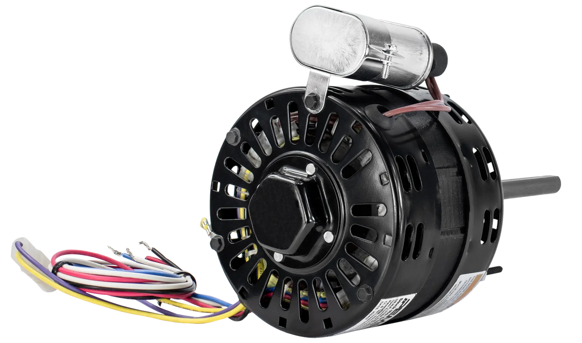 d150p - 1/4 HP | 1050 RPM | 115 V | 1 Ph | 42 Frame | OAO | Reversible | PSC | HVACR Direct Drive Blower | Cat D150P | Model D150P