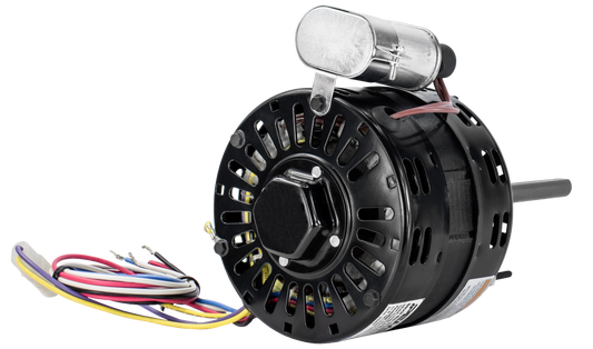 d150p - 1/4 HP | 1050 RPM | 115 V | 1 Ph | 42 Frame | OAO | Reversible | PSC | HVACR Direct Drive Blower | Cat D150P | Model D150P