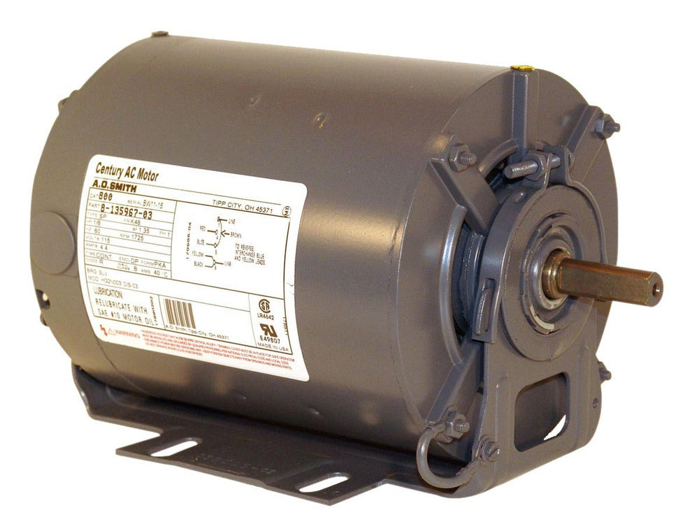 d16b2n4z9 - 1/6 HP | 1725 RPM | 115 V | 1 Ph | 48Z Frame | ODP | Reversible | Split Phase | GeneralPurpose | Cat D16B2N4Z9 | Model S055SFD8353012B