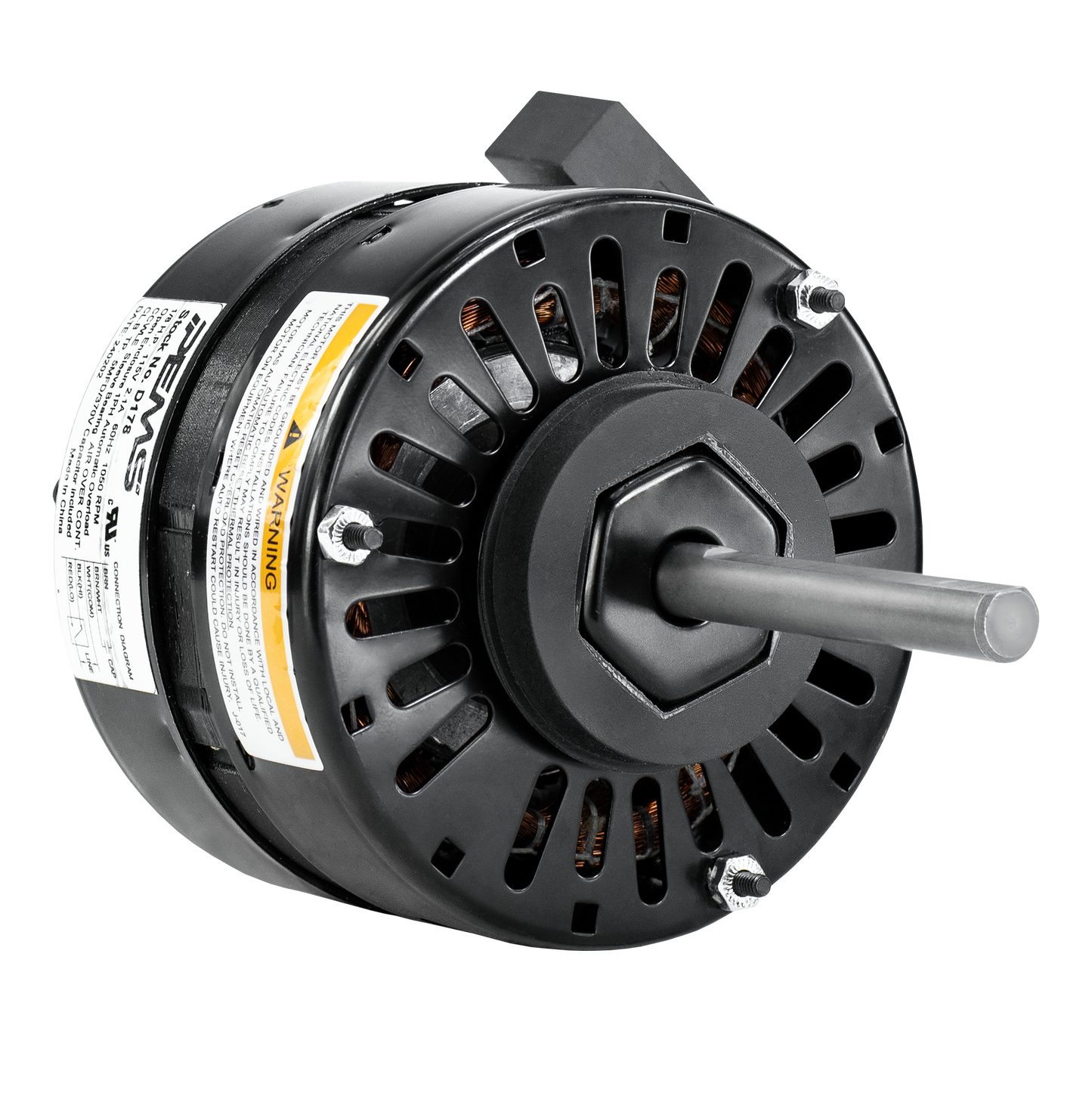 d178 - 1/8 HP | 1050 RPM | 115 V | 1 Ph | 42 Frame | OAO | CCWLE | PSC | HVACR Direct Drive Blower | Cat D178 | Model D178