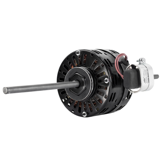 d221p - 1/6 HP | 1600 RPM | 115 V | 1 Ph | 42 Frame | OAO | Dual Shaft | PSC | HVACR Fan Coil/Air Conditioner | Cat D221P | Model D221P