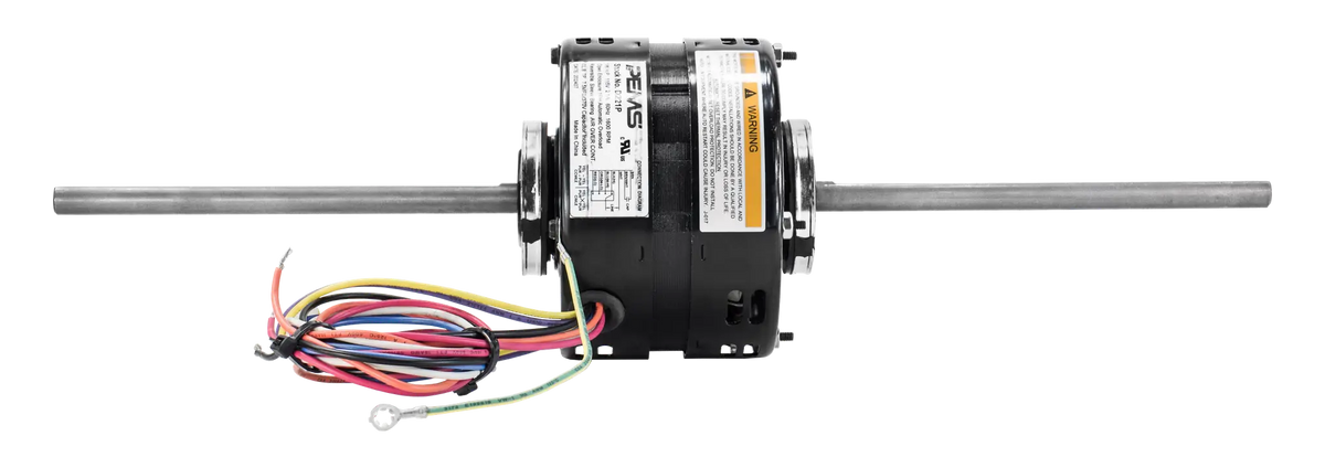 d221p - 1/6 HP | 1600 RPM | 115 V | 1 Ph | 42 Frame | OAO | Dual Shaft | PSC | HVACR Fan Coil/Air Conditioner | Cat D221P | Model D221P