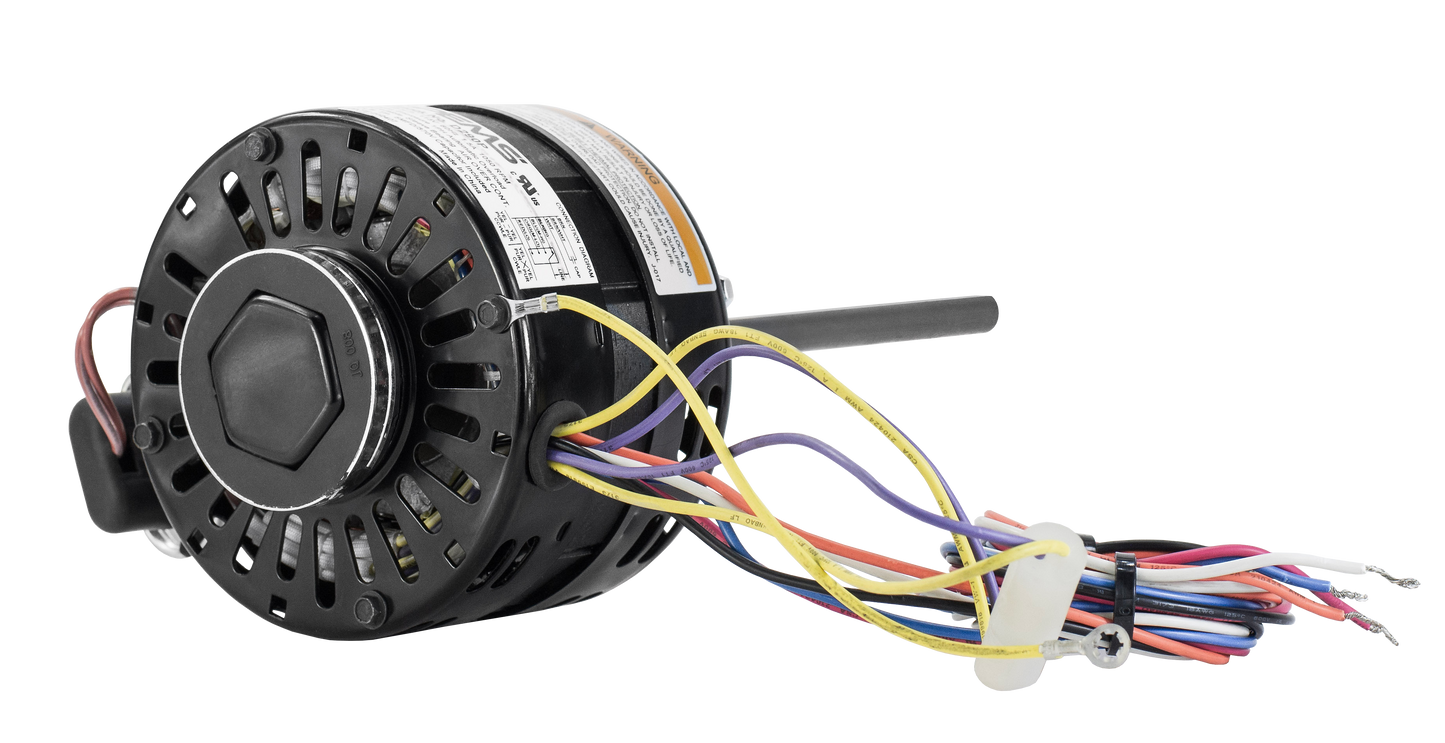 d290p - 1/10 HP | 1050 RPM | 115 V | 1 Ph | 42 Frame | OAO | Reversible | PSC | HVACR Direct Drive Blower | Cat D290P | Model D290P