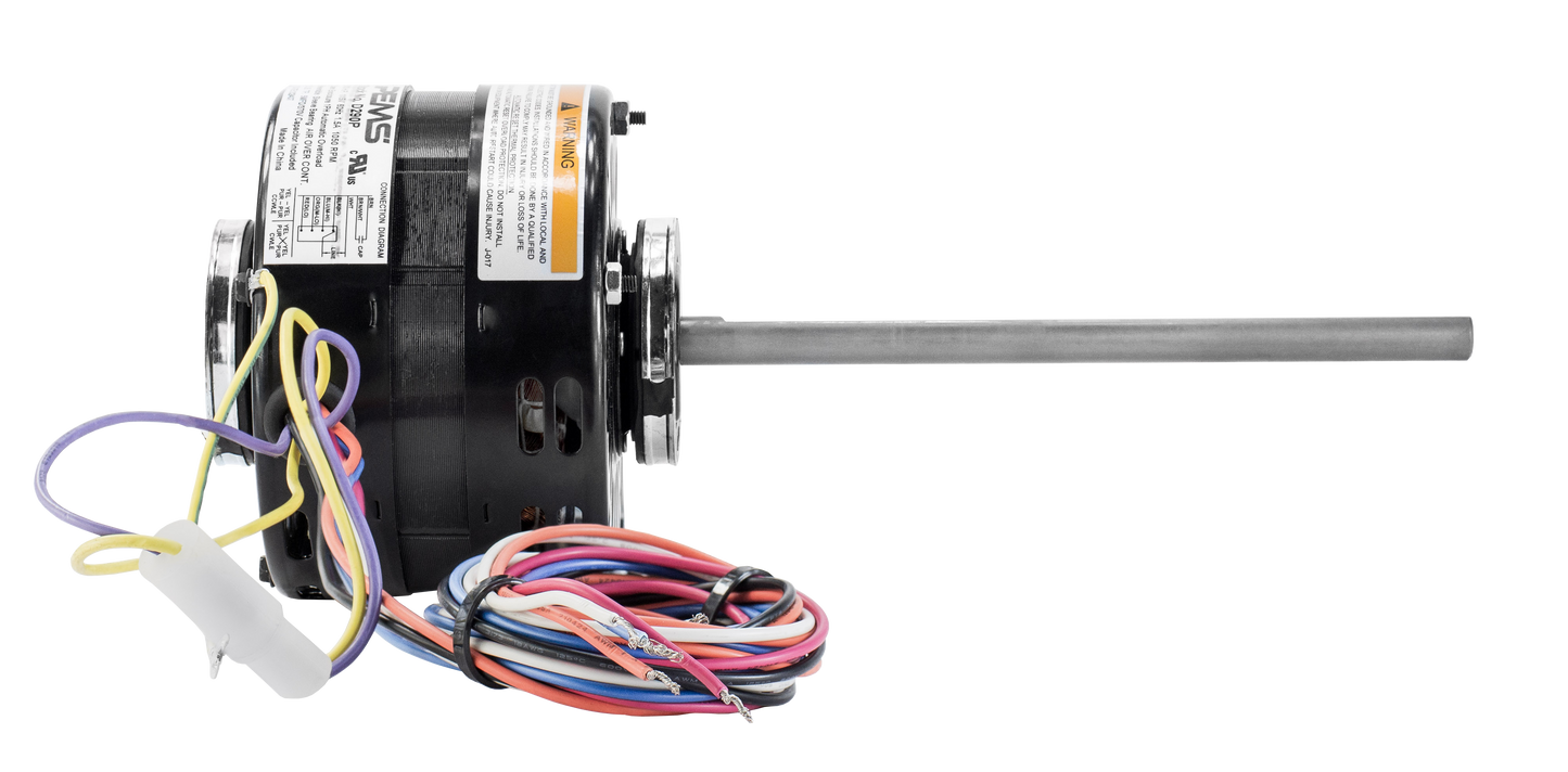 d290p - 1/10 HP | 1050 RPM | 115 V | 1 Ph | 42 Frame | OAO | Reversible | PSC | HVACR Direct Drive Blower | Cat D290P | Model D290P