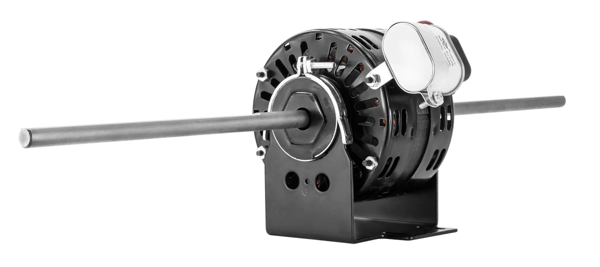 d291p - 1/10 HP | 1050 RPM | 115 V | 1 Ph | 42 Frame | OAO | Dual Shaft | PSC | HVACR Fan Coil/Air Conditioner | Cat D291P | Model D291P