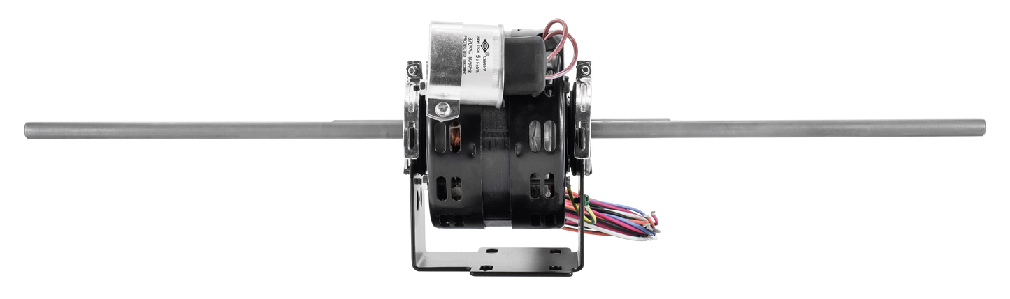 d291p - 1/10 HP | 1050 RPM | 115 V | 1 Ph | 42 Frame | OAO | Dual Shaft | PSC | HVACR Fan Coil/Air Conditioner | Cat D291P | Model D291P