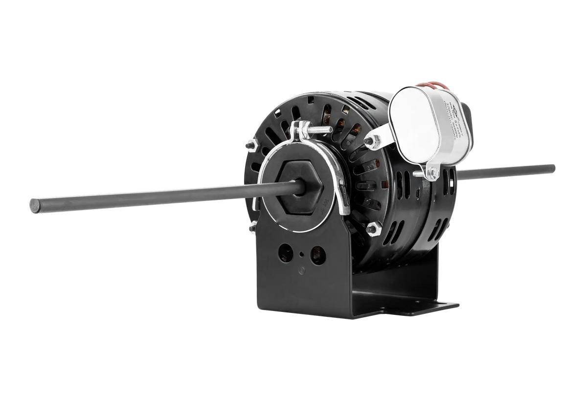 d294p - 1/10 HP | 1050 RPM | 115 V | 1 Ph | 42 Frame | OAO | Dual Shaft | PSC | HVACR Fan Coil/Air Conditioner | Cat D294P | Model D294P