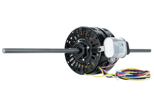 d347p - 1/8 HP | 1550 RPM | 115 V | 1 Ph | 42 Frame | OAO | Dual Shaft | PSC | HVACR Fan Coil/Air Conditioner | Cat D347P | Model D347P