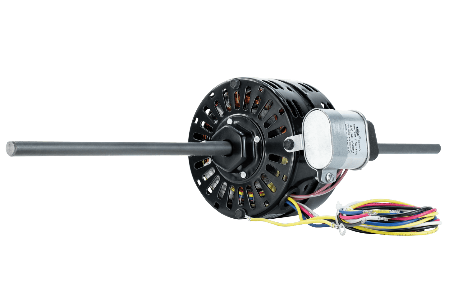 d347p - 1/8 HP | 1550 RPM | 115 V | 1 Ph | 42 Frame | OAO | Dual Shaft | PSC | HVACR Fan Coil/Air Conditioner | Cat D347P | Model D347P